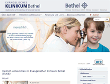Tablet Screenshot of evkb.de